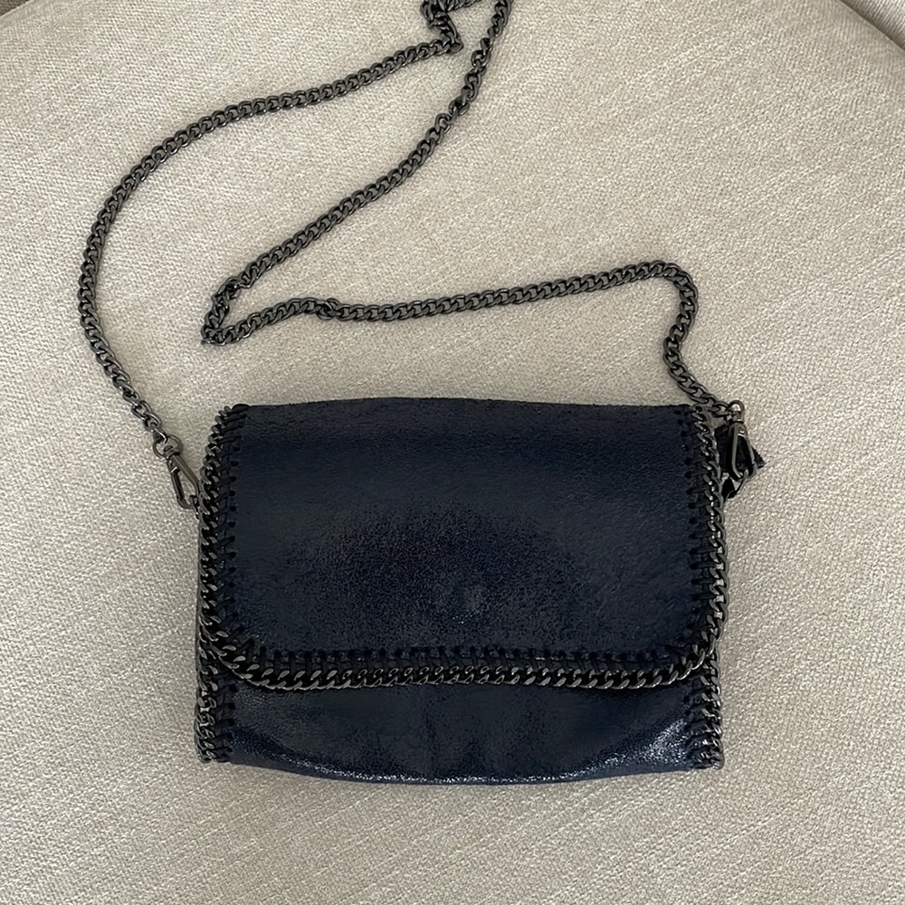 Deep blue crossbody bag